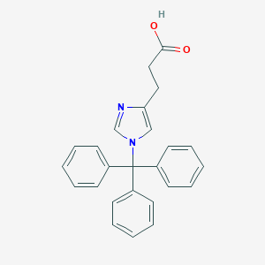 molecular formula C25H22N2O2 B556040 3-(1-Trityl-1H-imidazol-4-yl)propanoic acid CAS No. 160446-35-5
