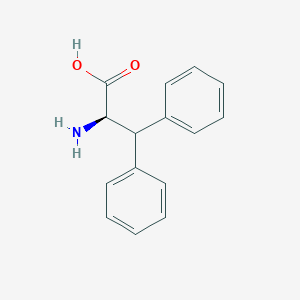 molecular formula C15H15NO2 B556041 (R)-2-amino-3,3-diphenylpropanoic acid CAS No. 149597-91-1