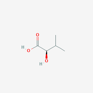 molecular formula C5H10O3 B556070 (R)-2-hydroxy-3-methylbutanoic acid CAS No. 17407-56-6