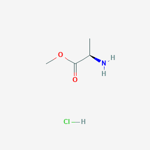 molecular formula C4H10ClNO2 B556076 Methyl D-alaninate hydrochloride CAS No. 14316-06-4