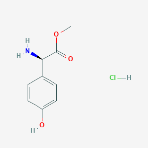 molecular formula C15H21N3O5 B556086 (R)-Amino-(4-hydroxyphenyl)acetic acid methyl ester hydrochloride CAS No. 57591-61-4