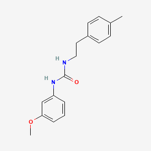 molecular formula C17H20N2O2 B5560919 1-(3-Methoxyphenyl)-3-[2-(4-methylphenyl)ethyl]urea 