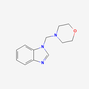 molecular formula C12H15N3O B5561119 1-Morpholin-4-ylmethyl-1H-benzoimidazole 