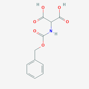 molecular formula C11H11NO6 B556144 2-(((Benzyloxy)carbonyl)amino)malonic acid CAS No. 76387-79-6