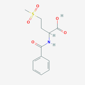 2-(Benzoylamino)-4-(methylsulfonyl)butanoic acid