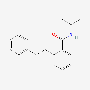 molecular formula C18H21NO B5561588 N-(1-Methylethyl)-2-(2-phenylethyl)benzamide CAS No. 304674-36-0