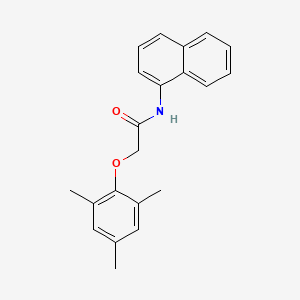 molecular formula C21H21NO2 B5561674 N-naphthalen-1-yl-2-(2,4,6-trimethylphenoxy)acetamide 