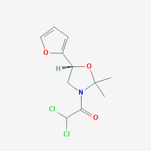 molecular formula C11H13Cl2NO3 B055622 (R)-Furilazole CAS No. 121776-57-6