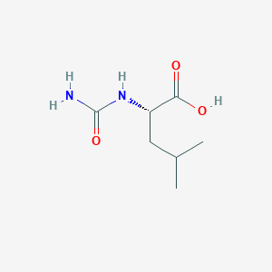 molecular formula C7H14N2O3 B556240 L-Leucine, N-(aminocarbonyl)- CAS No. 26117-20-4