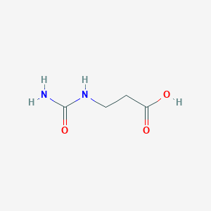 molecular formula C4H8N2O3 B556242 N-carbamoyl-beta-alanine CAS No. 462-88-4