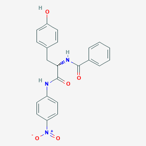 (S)-N-(3-(4-Hydroxyphenyl)-1-((4-nitrophenyl)amino)-1-oxopropan-2-yl)benzamide