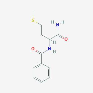 molecular formula C12H16N2O2S B556250 N-(1-amino-4-methylsulfanyl-1-oxobutan-2-yl)benzamide CAS No. 52811-71-9