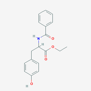molecular formula C18H19NO4 B556252 N-Benzoyl-L-tyrosine ethyl ester CAS No. 3483-82-7