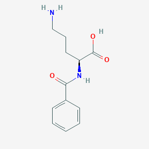 molecular formula C12H16N2O3 B556260 N2-Benzoyl-L-ornithine CAS No. 17966-71-1