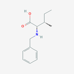molecular formula C13H19NO2 B556275 (2S,3S)-2-(benzylamino)-3-methylpentanoic acid CAS No. 1859-49-0