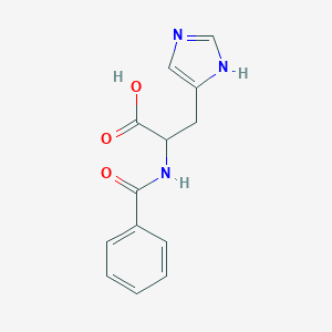 molecular formula C13H13N3O3 B556279 Benzoyl-L-histidine CAS No. 5354-94-9