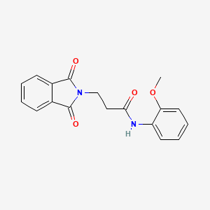 3-(1,3-dioxo-1,3-dihydro-2H-isoindol-2-yl)-N-(2-methoxyphenyl)propanamide