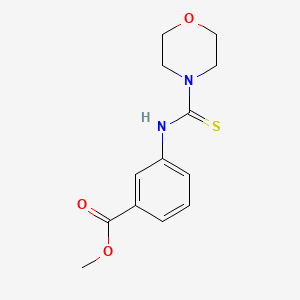 methyl 3-[(4-morpholinylcarbonothioyl)amino]benzoate