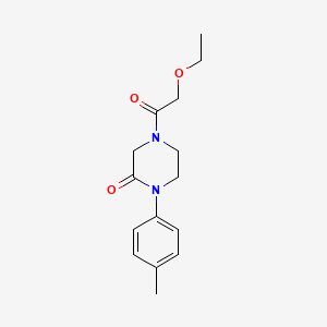 4-(ethoxyacetyl)-1-(4-methylphenyl)-2-piperazinone