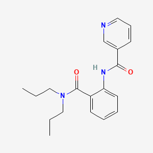 N-{2-[(dipropylamino)carbonyl]phenyl}nicotinamide