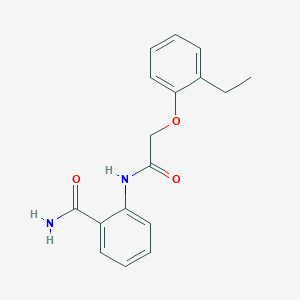 2-{[(2-ethylphenoxy)acetyl]amino}benzamide
