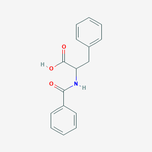 molecular formula C16H15NO3 B556296 Benzoyl-dl-phenylalanine CAS No. 2901-76-0