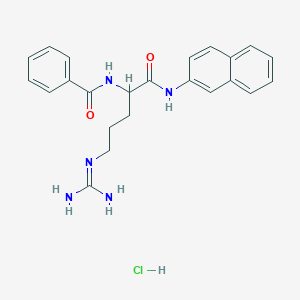 DL-2-Benzamido-5-guanidino-N-2-naphthylvaleramide hydrochloride