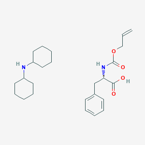 N-cyclohexylcyclohexanamine;(2S)-3-phenyl-2-(prop-2-enoxycarbonylamino)propanoic acid