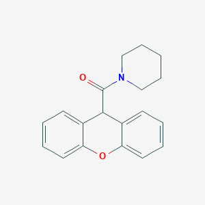 molecular formula C19H19NO2 B5563506 piperidin-1-yl(9H-xanthen-9-yl)methanone 