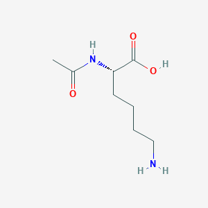 molecular formula C8H16N2O3 B556370 N-alpha-Acetyl-L-lysine CAS No. 1946-82-3