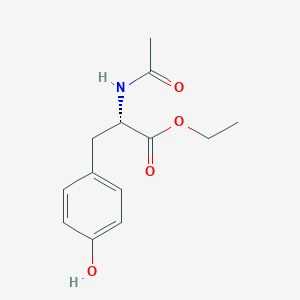 molecular formula C13H17NO4 B556378 Ethyl N-acetyl-L-tyrosinate CAS No. 840-97-1