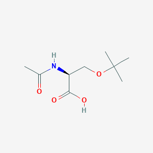 molecular formula C9H17NO4 B556382 AC-Ser(tbu)-OH CAS No. 77285-09-7