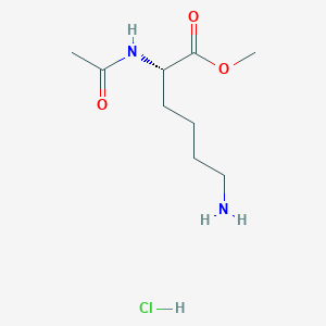 molecular formula C9H19ClN2O3 B556387 Methyl N-alpha-acetyl-L-lysinate hydrochloride CAS No. 20911-93-7