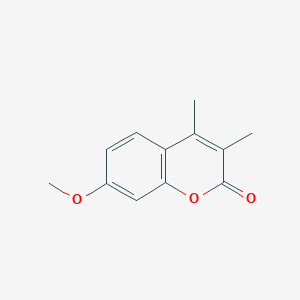 molecular formula C12H12O3 B5563881 7-methoxy-3,4-dimethyl-2H-chromen-2-one 