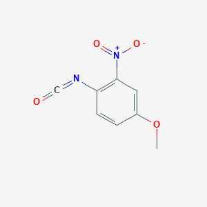 molecular formula C8H6N2O4 B055639 4-Methoxy-2-nitrophenyl isocyanate CAS No. 117162-85-3