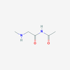 molecular formula C5H10N2O2 B556400 2-acetamido-N-methylacetamide CAS No. 7606-79-3