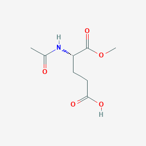 molecular formula C8H13NO5 B556402 (S)-4-Acetamido-5-methoxy-5-oxopentanoic acid CAS No. 17015-15-5