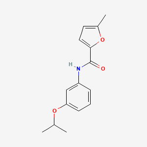 molecular formula C15H17NO3 B5564037 5-methyl-N-(3-propan-2-yloxyphenyl)furan-2-carboxamide 