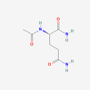 molecular formula C7H13N3O3 B556406 (S)-2-Acetamidopentanediamide CAS No. 18839-88-8