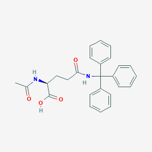 molecular formula C26H26N2O4 B556407 AC-Gln(trt)-OH CAS No. 163277-79-0