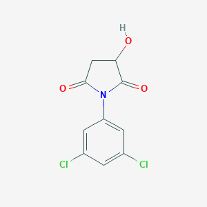 molecular formula C10H7Cl2NO3 B055641 N-(3,5-Dichlorophenyl)-2-hydroxysuccinimide CAS No. 119341-82-1