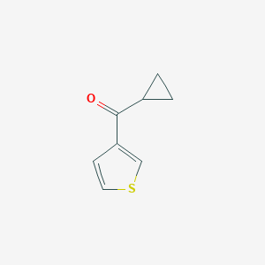 molecular formula C8H8OS B055642 Cyclopropyl(3-thienyl)methanone CAS No. 113348-25-7