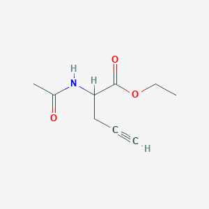 molecular formula C9H13NO3 B556434 Ethyl 2-acetamidopent-4-ynoate CAS No. 23235-05-4