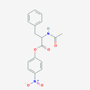 molecular formula C17H16N2O5 B556437 N-Acetyl-dl-phenylalanine p-nitrophenyl ester CAS No. 38806-34-7