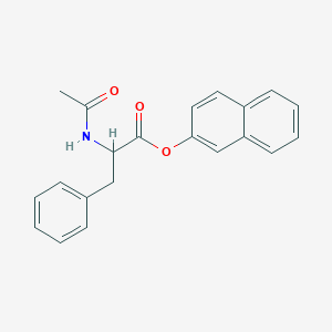 molecular formula C21H19NO3 B556439 N-乙酰基-DL-苯丙氨酸 β-萘甲酯 CAS No. 20874-31-1