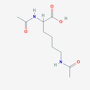 B556441 2,6-Diacetamidohexanoic acid CAS No. 35436-74-9