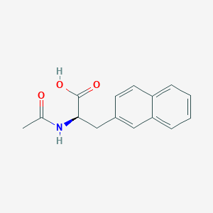 molecular formula C15H15NO3 B556450 (R)-2-Acetamido-3-(naphthalen-2-YL)propanoic acid CAS No. 37440-01-0