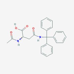 molecular formula C25H24N2O4 B556462 Nalpha-Acetyl-Ngamma-trityl-L-asparagine CAS No. 163277-78-9