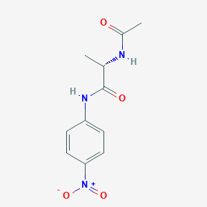 molecular formula C11H13N3O4 B556468 Acetylalanine 4-nitroanilide CAS No. 35978-75-7