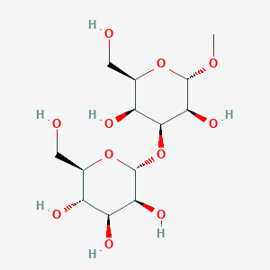 molecular formula C13H24O11 B055647 Methyl 3-O-mannopyranosyltalopyranoside CAS No. 114375-70-1